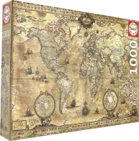 Пазл. Античная карта мира, 1000 деталей
