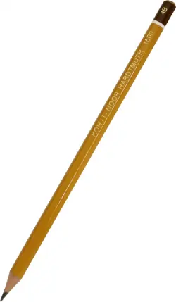 Карандаш чернографитный, деревянный лакированный корпус, 4В