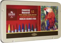 Набор карандашей акварельных "Progresso Aquarelle", 12 цветов, 12 штук