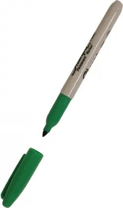 Маркер перманентный "Sharpie fine", зеленый, 1,0 мм