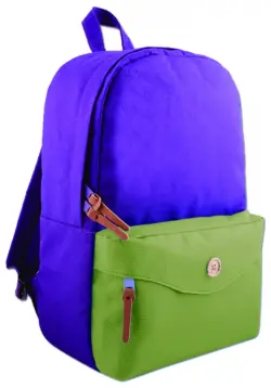Рюкзак молодежный, фиолетово-зеленый