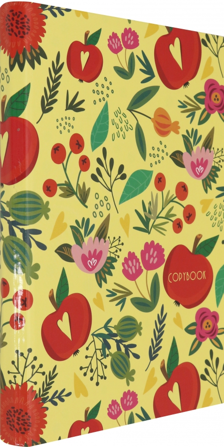 Тетради на кольцах "Цветущий сад (орнамент)", А5, 100 листов, клетка