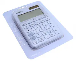 Калькулятор настольный "Casio MS-20UC", 12 разрядов, голубой