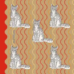 Скетчбук "Полосатые кошки. Графика", 80 листов