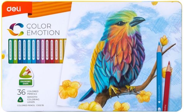 Карандаши цветные "Color Emotion", 36 цвета