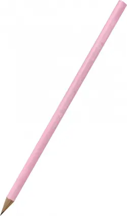 Карандаш чернографитовый "Graphix Zefir", НВ, нежно-розовый