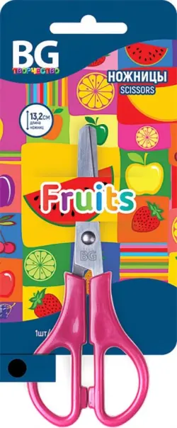 Ножницы детские "Fruits", 13,5 см