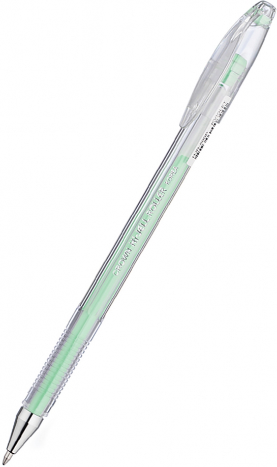Ручка гелевая "Hi-Jell Pastel", зеленая, 0,8 мм