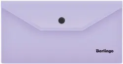 Папка-конверт на кнопке "Instinct", C6, 180 мкм, цвет: лаванда