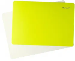 Доска для лепки Silwerhof "Neon", прямоугольная, цвет: желтый, А4, арт. 957007
