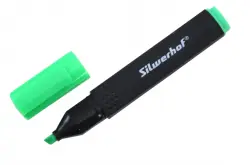 Текстовыделитель "Silwerhof. Prime", цвет: зеленый, 1-4 мм
