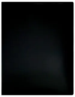 Папка с металлическим зажимом "Бюрократ. Black&White", цвет: черный, белый, A4, арт. BWPZ08CBLCK