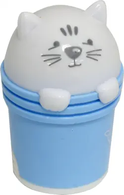Точилка с контейнером и ластиком "FunSharp. Котята", 1 отверстие