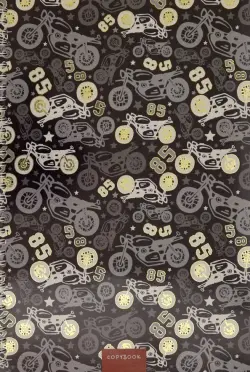 Тетрадь на гребне "Мотоциклы", А4, 96 листов, клетка