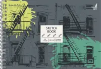 Альбом для рисования. Sketchbook. Индустриальный стиль, А5, 50 листов