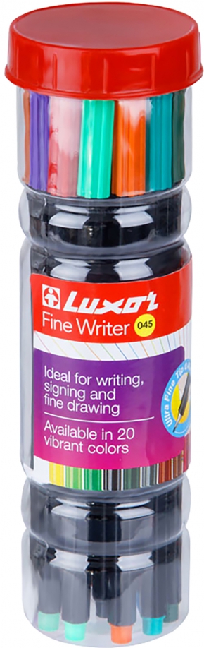 Ручки капиллярные "Mini Fine Writer 045", 0,8 мм, 20 цветов