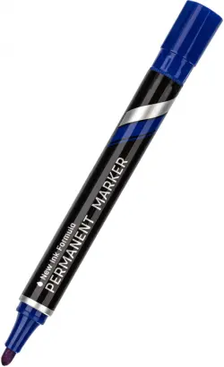 Маркер перманентный "Think", круглый наконечник, 1,5-3 мм, синий