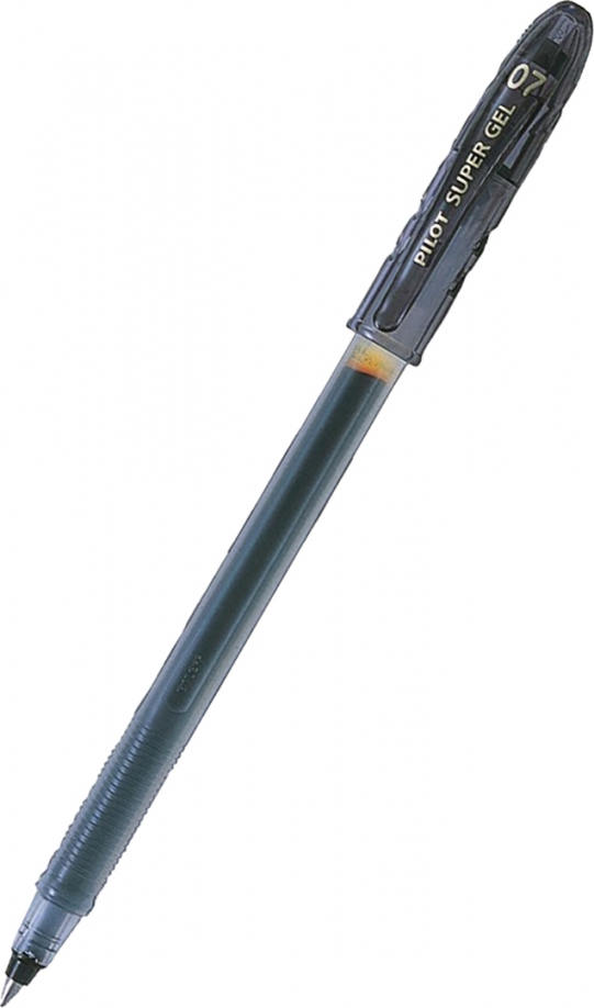 Ручка гелевая "Pilot BL-SG-7-B", одноразовая, 0,7 мм, черные чернила