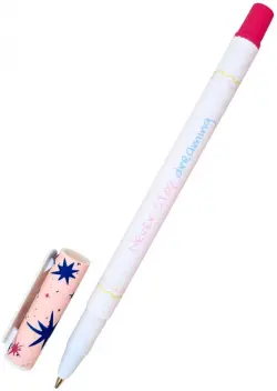 Ручка шариковая с колпачком "Звезды", 0,7 мм, цвет чернил синий