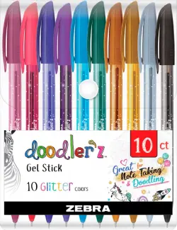 Набор гелевых ручек Doodler'z Glitter, 10 цветов