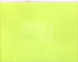 Папка на молнии ZIP "Double Neon" (А5, желтая) (DNEBPM5AYEL)