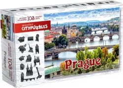Фигурный деревянный пазл "Прага", 103 детали (8270)