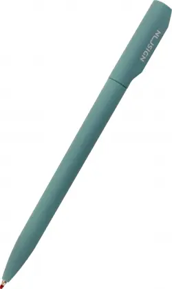 Ручка гелевая черная 0.5 мм голубой корпус Nusign