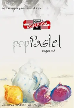Бумага для пастели Pop Pastel, 20 листов, белая