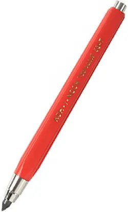 Карандаш цанговый пластиковый Versatil 5347 короткий, красный