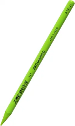 Карандаш цельнографитный в лаке Progresso 8750/19, желтовато-зеленый