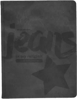 Дневник школьный Jeans, черный, 48 листов
