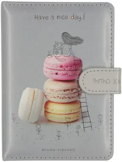 Записная книжка Memo Journal. Nice Days with Macarons, А5, 128 листов