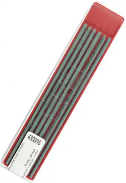 Стержни для цанговых карандашей технические 4300, 12 штук, зеленый