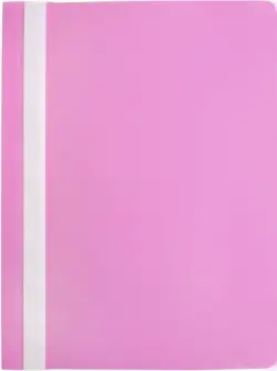 Папка-скоросшиватель Pastel, A4, розовая