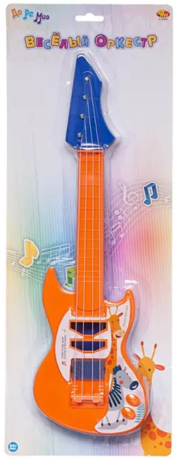 Гитара, оранжевая