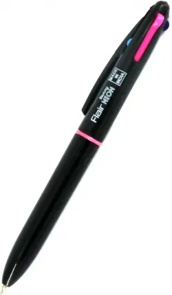Ручка шариковая автоматическая Sunny neon, 4 цвета