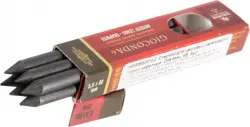 Стержни чернографитные для цанговых карандашей Gioconda, 6B, 6 штук
