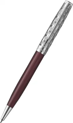 Ручка шариковая автоматическая Metal&Red, черная