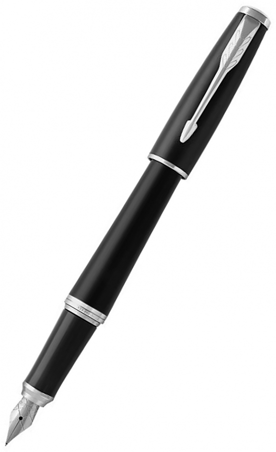 Ручка перьевая Muted Black Chrome Trim