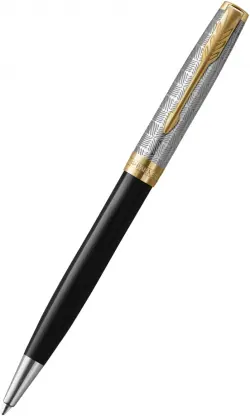 Ручка шариковая автоматическая Metal&Black GT, черная