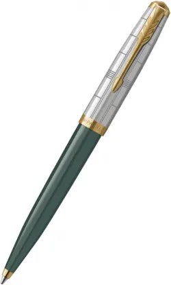 Ручка шариковая автоматическая 51 Premium Forest Green GT, черная