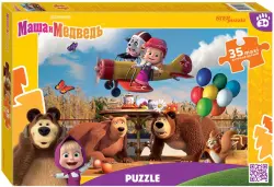 Puzzle-35 maxi Маша и Медведь