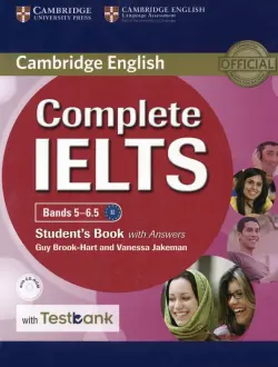 Complete IELTS. Bands 5-6.5. Student's Book with Answers + CD-ROM with Testbank