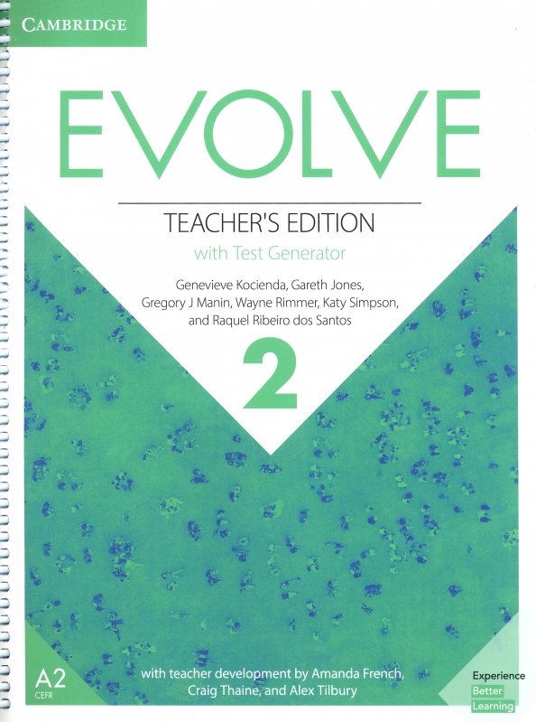 Evolve. Level 2. Teacher's Edition with Test Generator