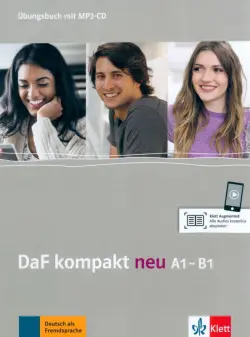 DaF kompakt neu A1-B1. Deutsch als Fremdsprache für Erwachsene. Übungsbuch mit Audios