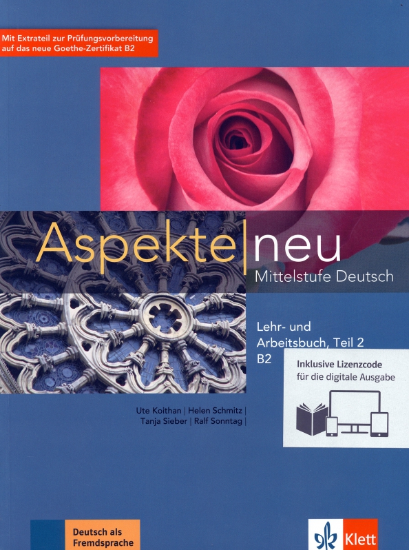 Aspekte neu. B2. Lehr- und Arbeitsbuch. Teil 2 + CD. Mittelstufe Deutsch