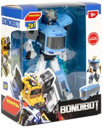 Трансформер BONDIBOT 2 в 1. Робот-автобус, синий
