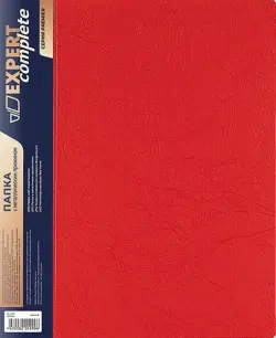 Папка с металлическим прижимом Premier, A4, красная