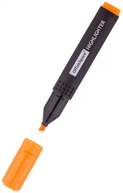 Текстовыделитель оранжевый, 1-4 мм