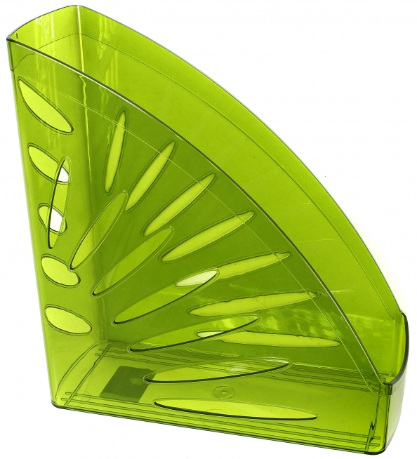 Лоток вертикальный для бумаг (зеленый) (ЛТ357)